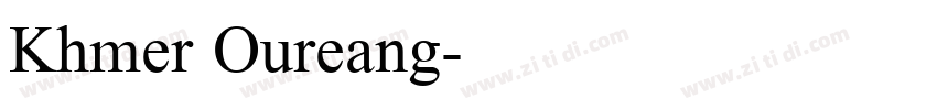 Khmer Oureang字体转换